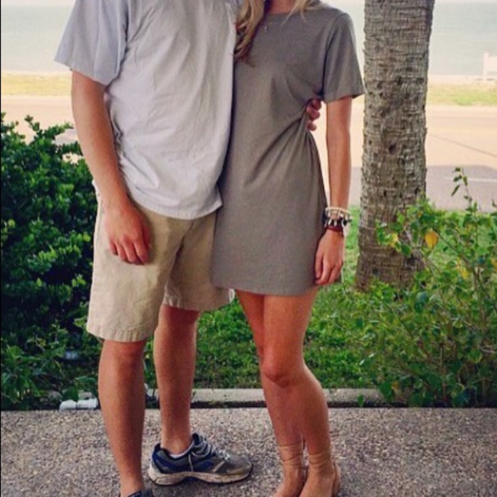 Green T-Shirt Dress